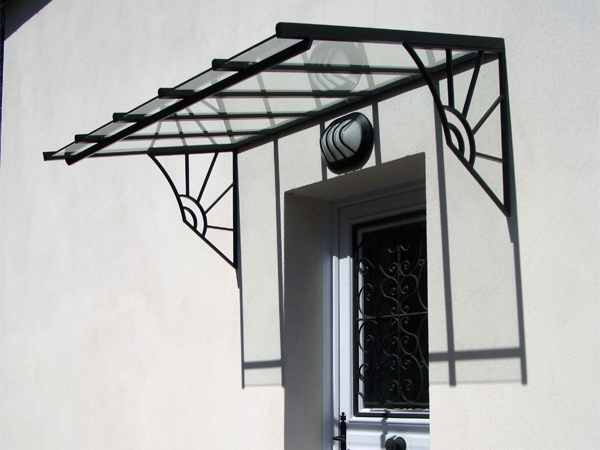 Marquise fer forgé 1, marquise en fer forgé
